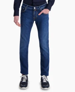 Fashion Jeans 5 Pkt Slim Fit Nick Ltd Blauw Heren Broeken