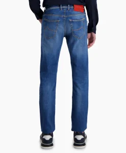 New Jeans 5 Pkt Slim Fit Nick Ltd Midden Blauw Heren Broeken