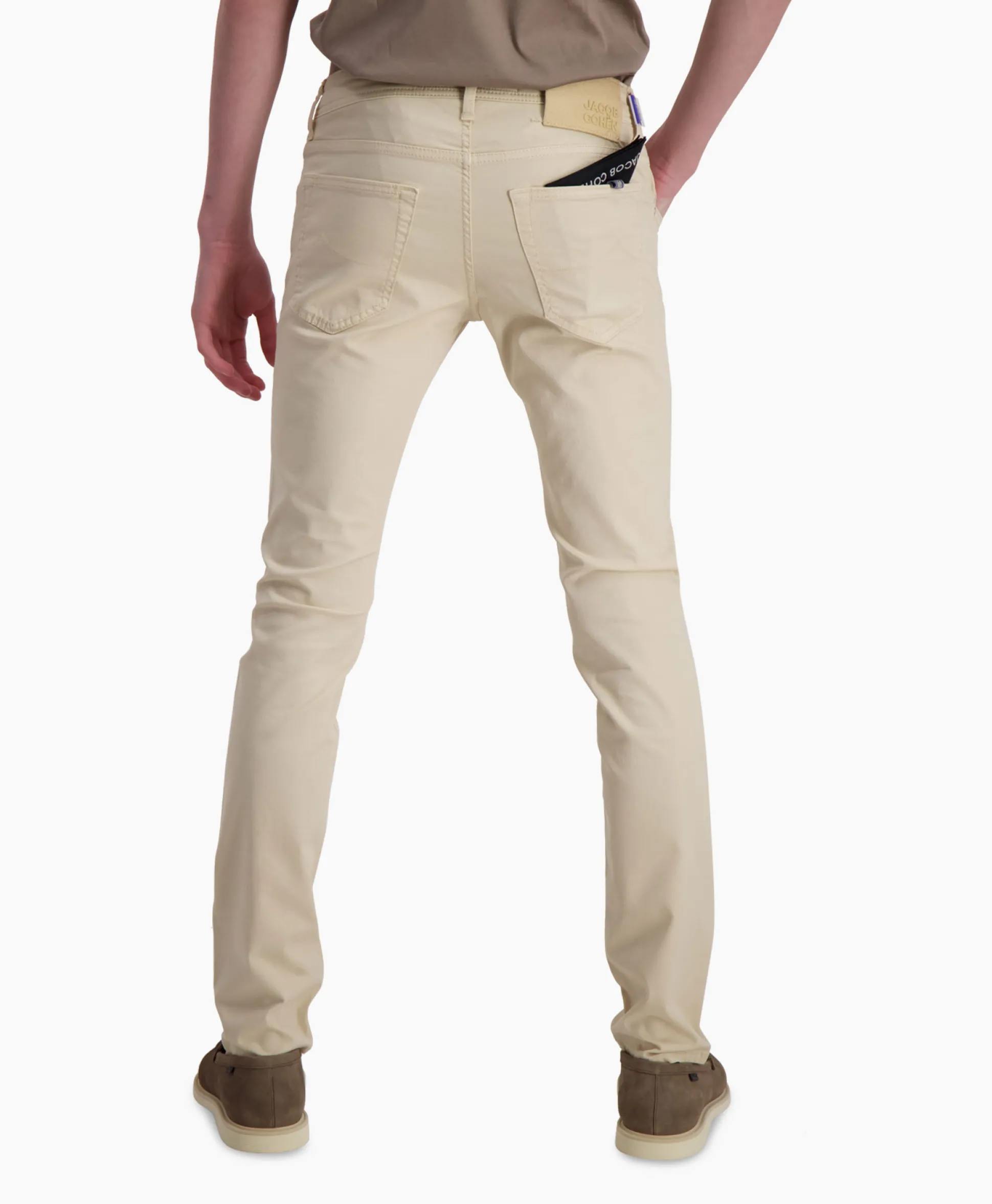 Sale Jeans 5 Pkt Super Slim Fit Nick Beige Heren Broeken