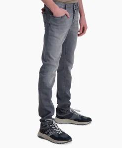 Best Jeans 5 Pkt Super Slim Fit Nick Licht Grijs Heren Broeken