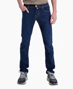 Hot Jeans 5 Pkt Super Slim Fit Nick Midden Blauw Heren Broeken