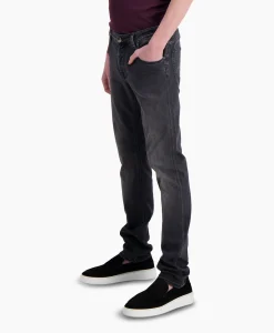 Discount Jeans 5 Pkt Super Slim Fit Nick Donker Grijs Heren Broeken