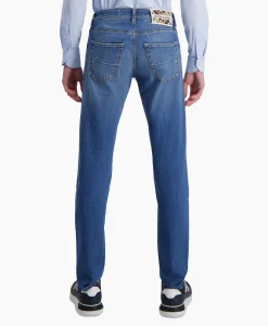 Online Jeans 5 Pkt Super Slim Fit Nick Donker Blauw Heren Broeken