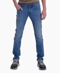 Sale Jeans 5 Pkt Super Slim Fit Nick Donker Blauw Heren Broeken