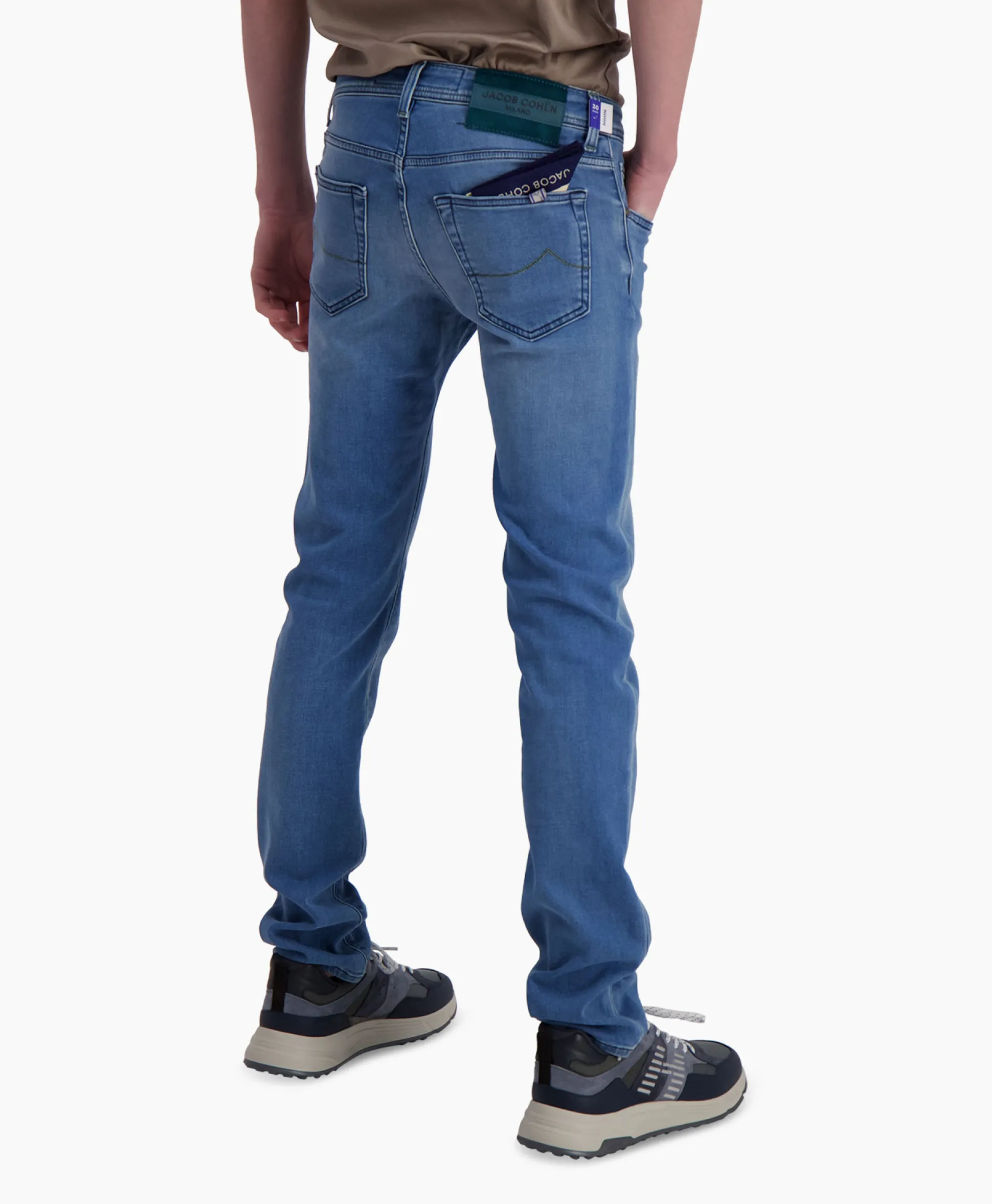 Sale Jeans 5 Pkt Super Slim Fit Nick Donker Blauw Heren Broeken