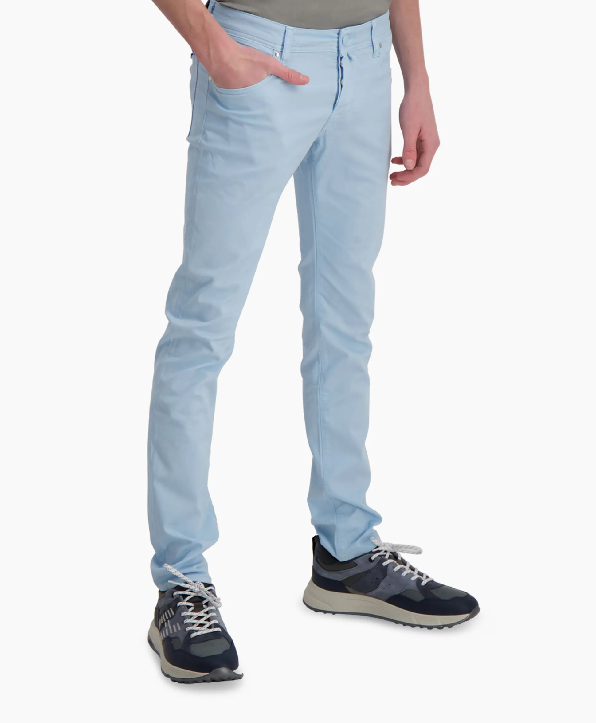 New Jeans 5 Pkt Super Slim Fit Nick Blauw Heren Broeken