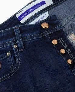 Cheap Jeans 5-Pocket Nick Slim Donker Blauw Heren Broeken