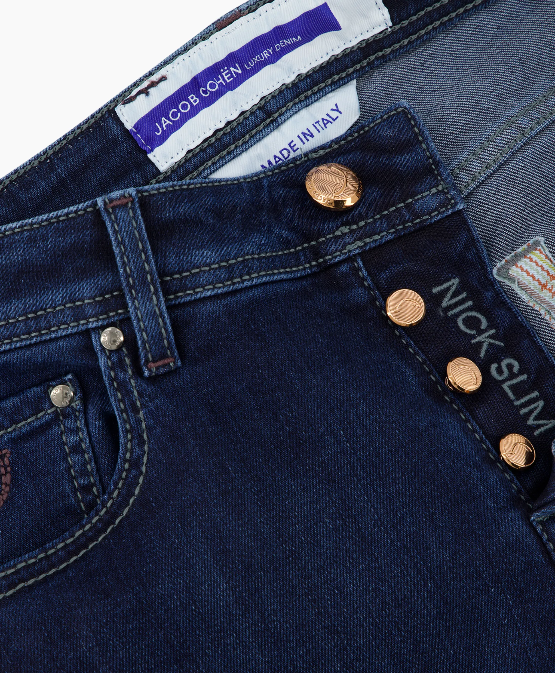 Cheap Jeans 5-Pocket Nick Slim Donker Blauw Heren Broeken