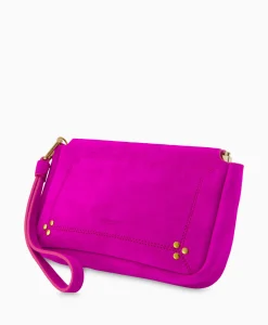 Shop Jerome Dreyfuss Clutch Clap M Roze Dames Tassen