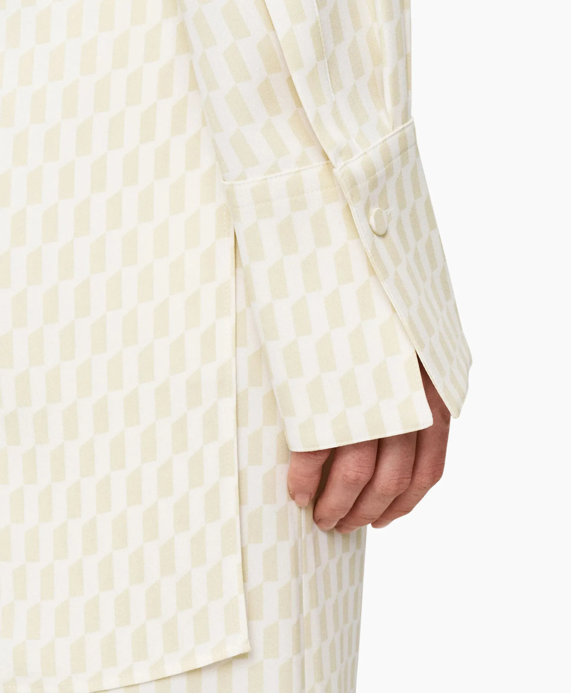 Best Sale Blouse Bold Alcove Print Ecru Dames Blouses