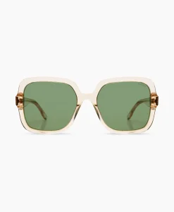 Flash Sale Zonnebril Miley Champagne Rose Gold Matte Rose Dames Zonnebrillen