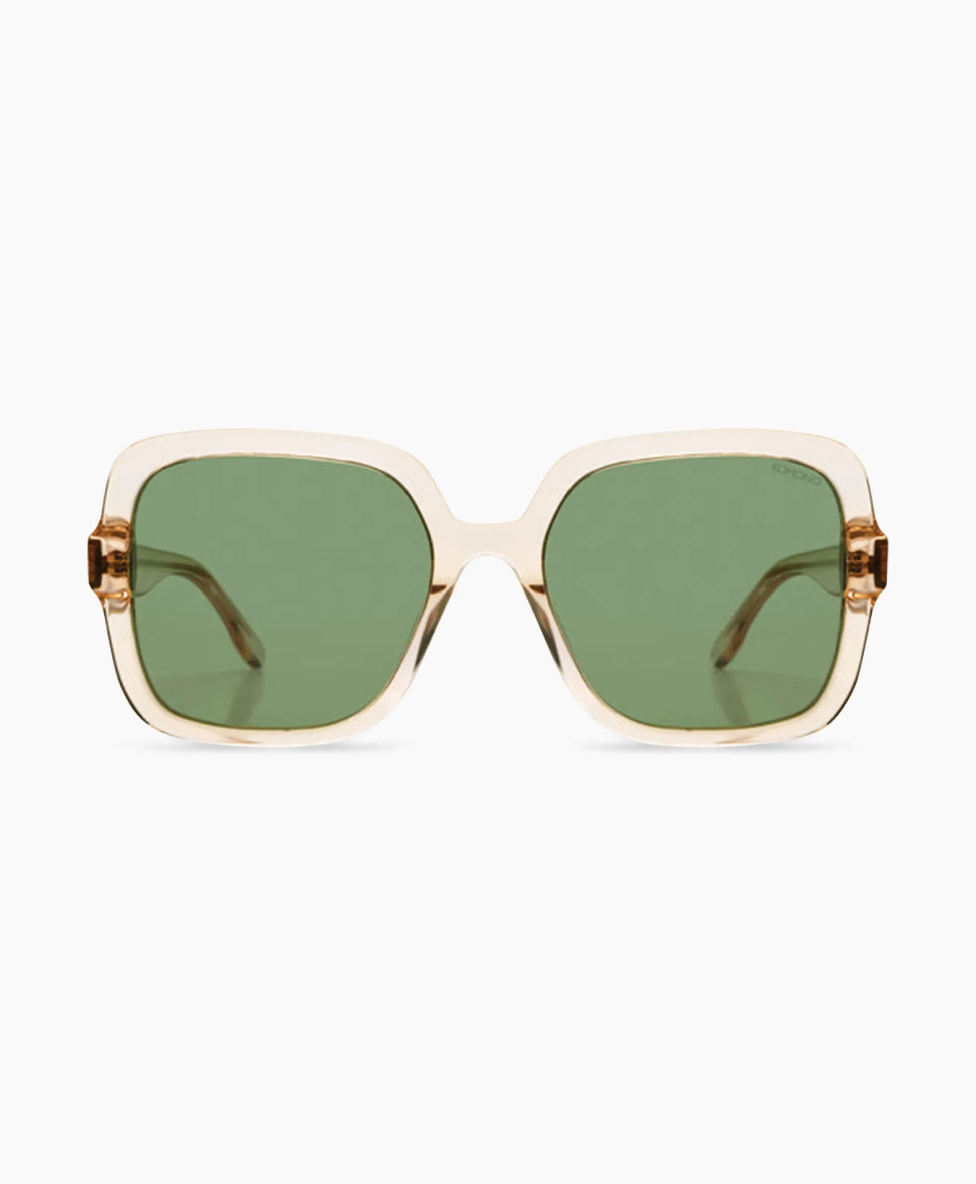 Flash Sale Zonnebril Miley Champagne Rose Gold Matte Rose Dames Zonnebrillen