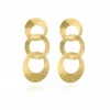 Clearance Oorbellen Triple Round L Goud Dames Sieraden
