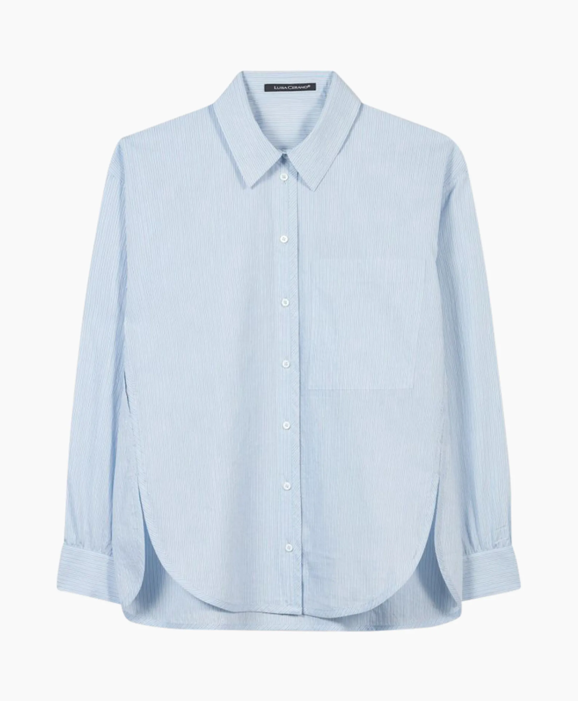 Fashion Blouse 298442/3600-0 Blauw Dessin Dames Blouses