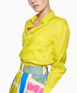 New Blouse 298331/3500-0 Geel Dames Blouses