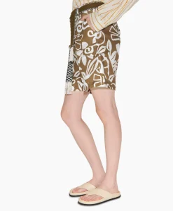 Cheap Broek 698660/3622-0 Bruin Dames Broeken