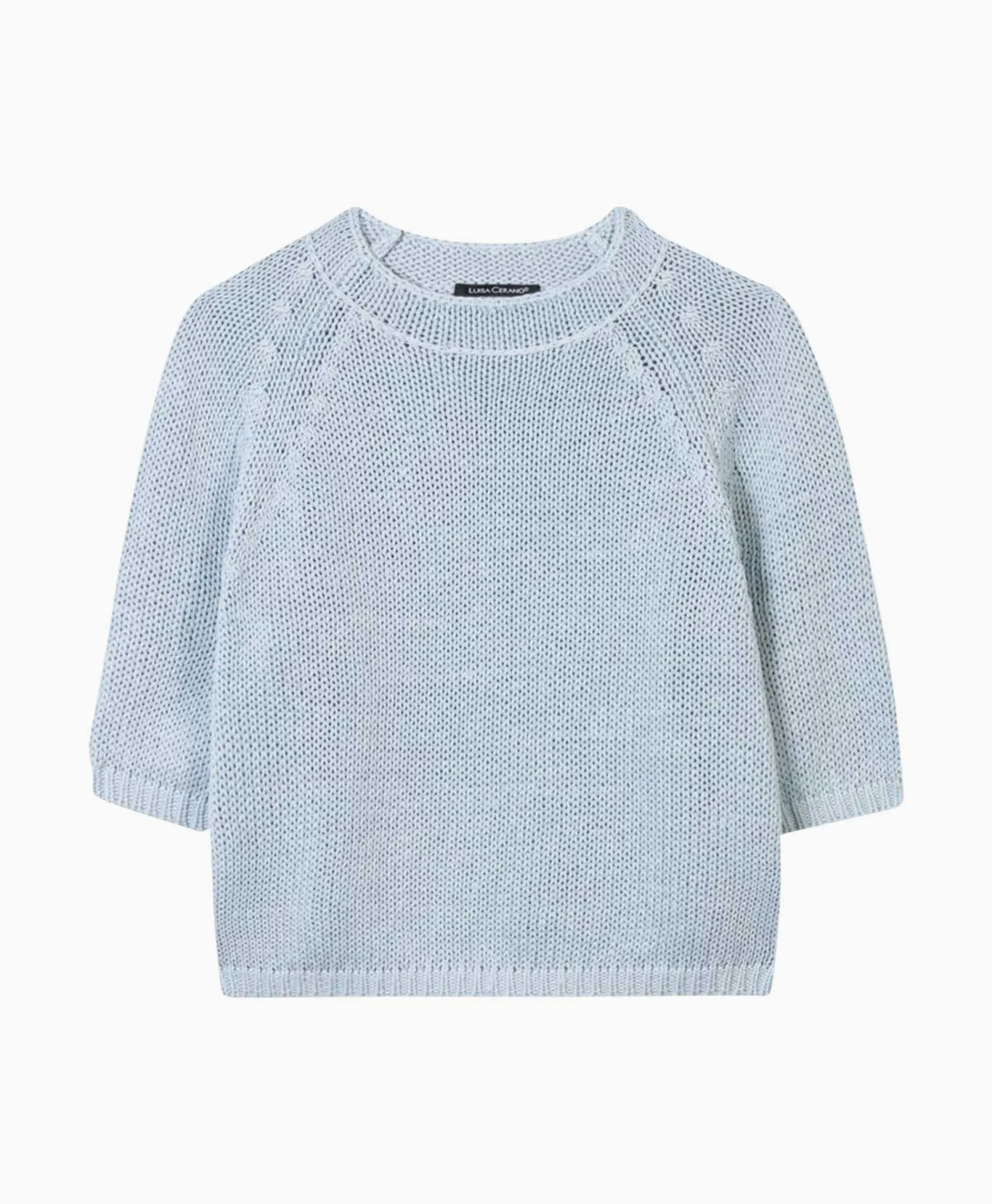 Shop Gebreide Trui 198405/5894-0 Licht Blauw Dames Truien