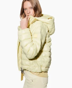 Cheap Gewatteerde Jas 498580/4133-0 Geel Dames Jassen