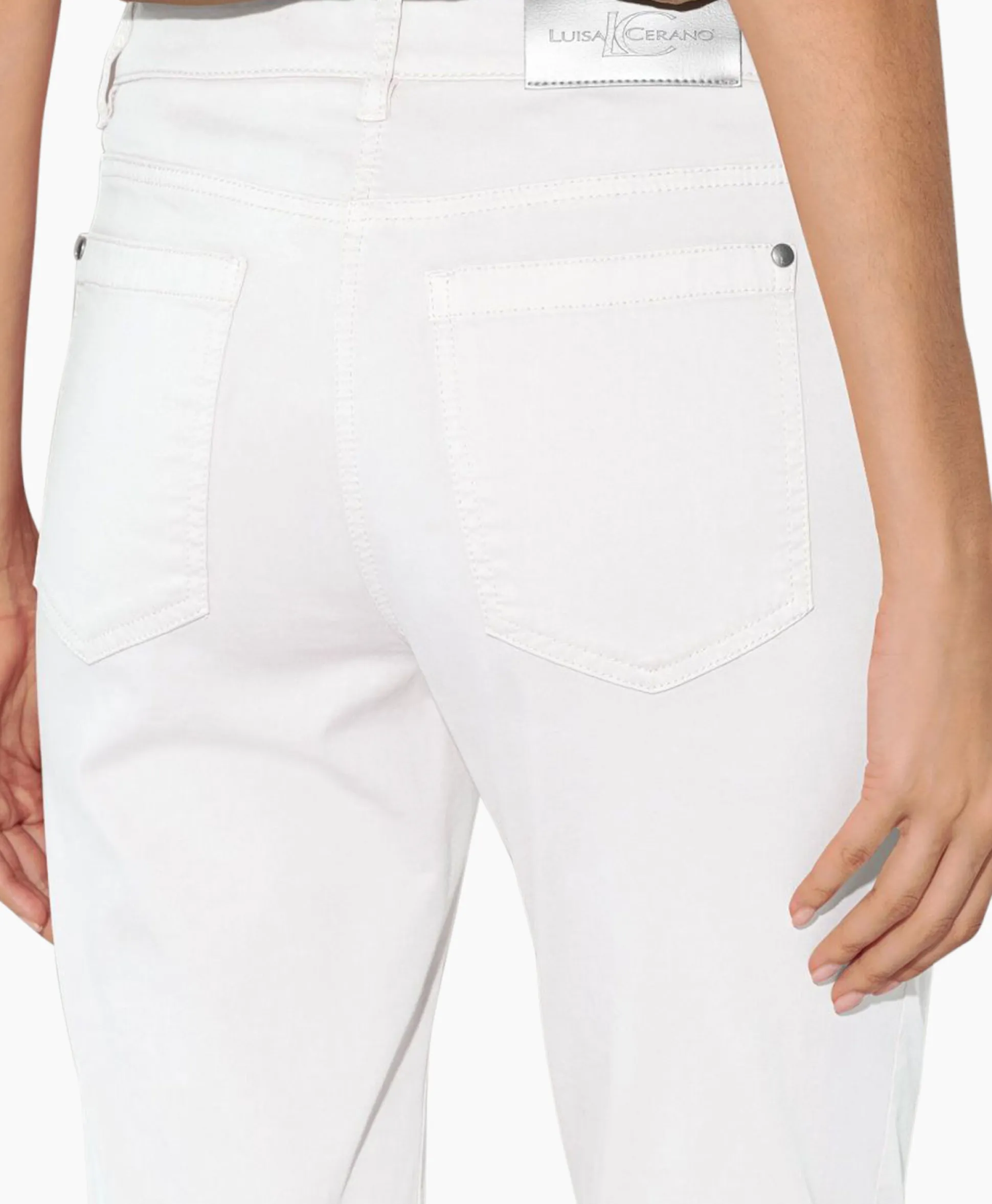 Shop Jeans 698620/1883-0 Wit Dames Broeken