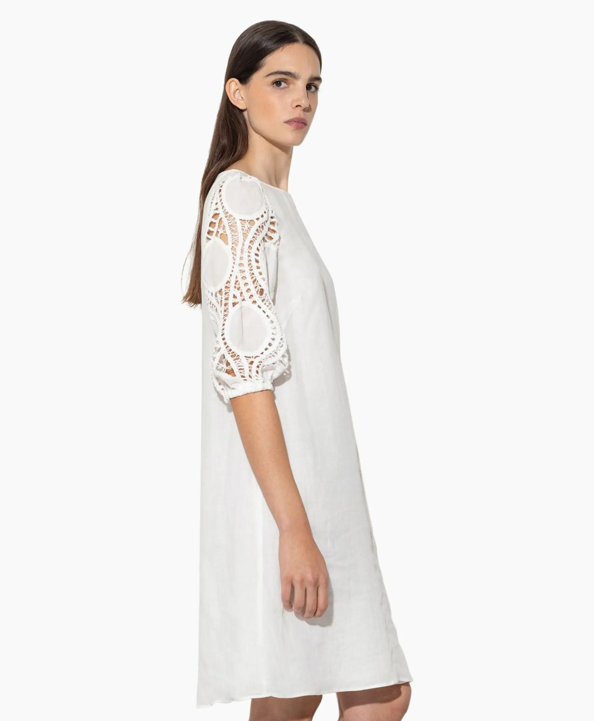 Shop Jurk 798504/3500-0 Off White Dames Jurken