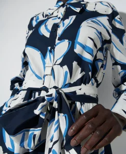 Shop Midi Jurk 778366/3473-0 Blauw Dames Jurken