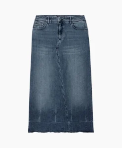 Cheap Midi Rok 598227/3388-0 Donker Blauw Dames Rokken