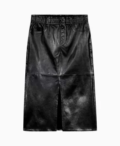 New Midi Rok 598226/9806-0 Zwart Dessin Dames Rokken