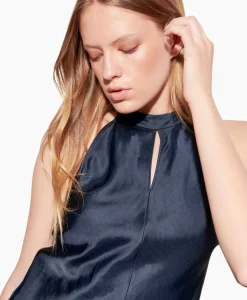 Outlet Mini Jurk 798476/3596-0 Donker Blauw Dames Jurken