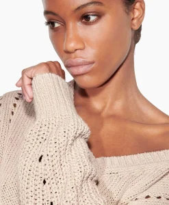 Outlet Pullover 198402/5323-0 Beige Dames Truien