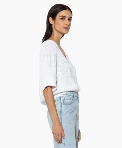 Discount Pullover 198409/5856-0 Wit Dames T-Shirts & Tops