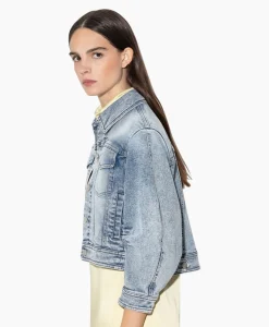 Store Spijkerjas 498231/3613-0 Blauw Dames Jassen