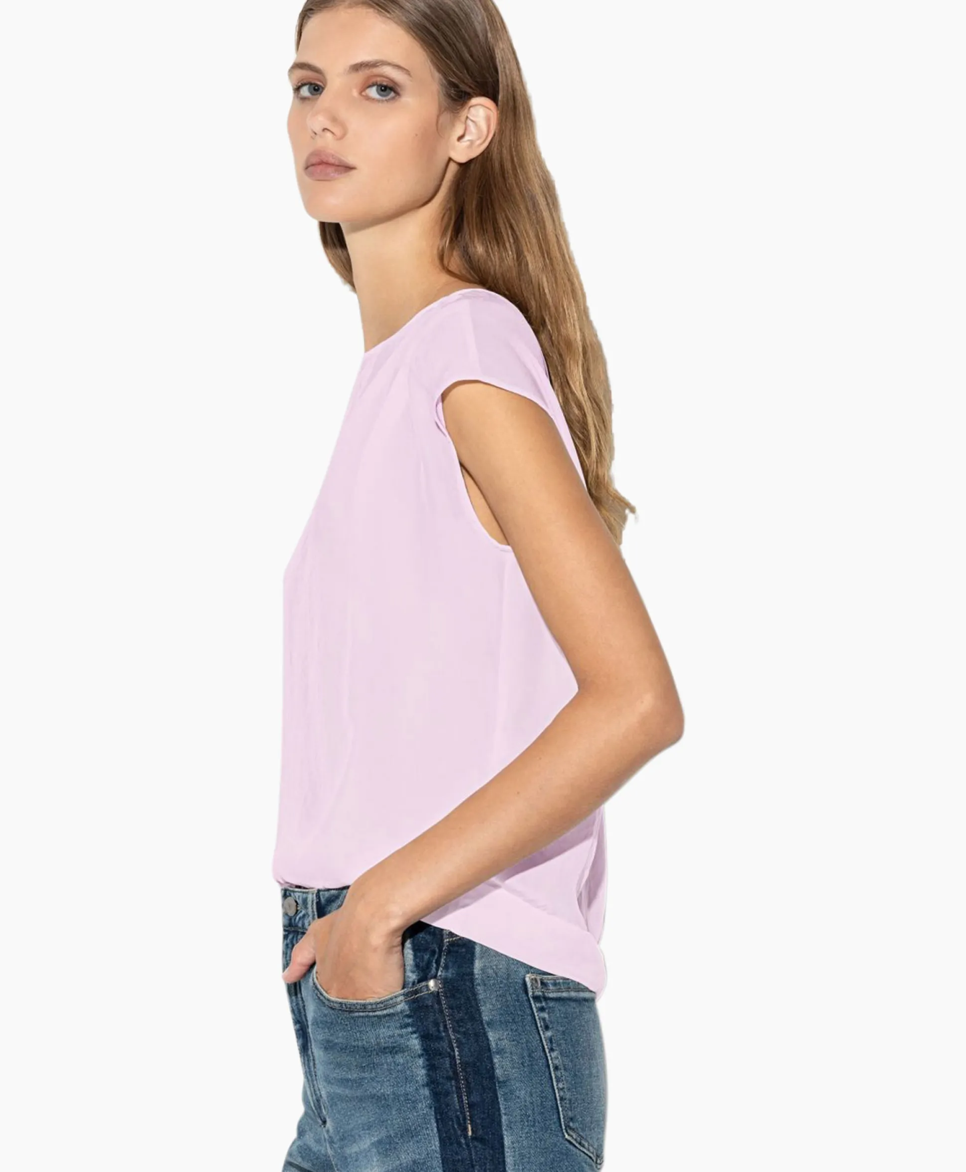 Discount Top 298441/3597-0 Lavendel Dames Blouses