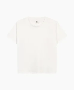 Shop T-Shirt Korte Mouw 398113/7799-0 Off White Dames T-Shirts & Tops