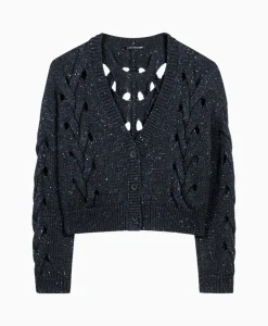 New Vest 498220/5894-0 Donker Blauw Dames Vesten