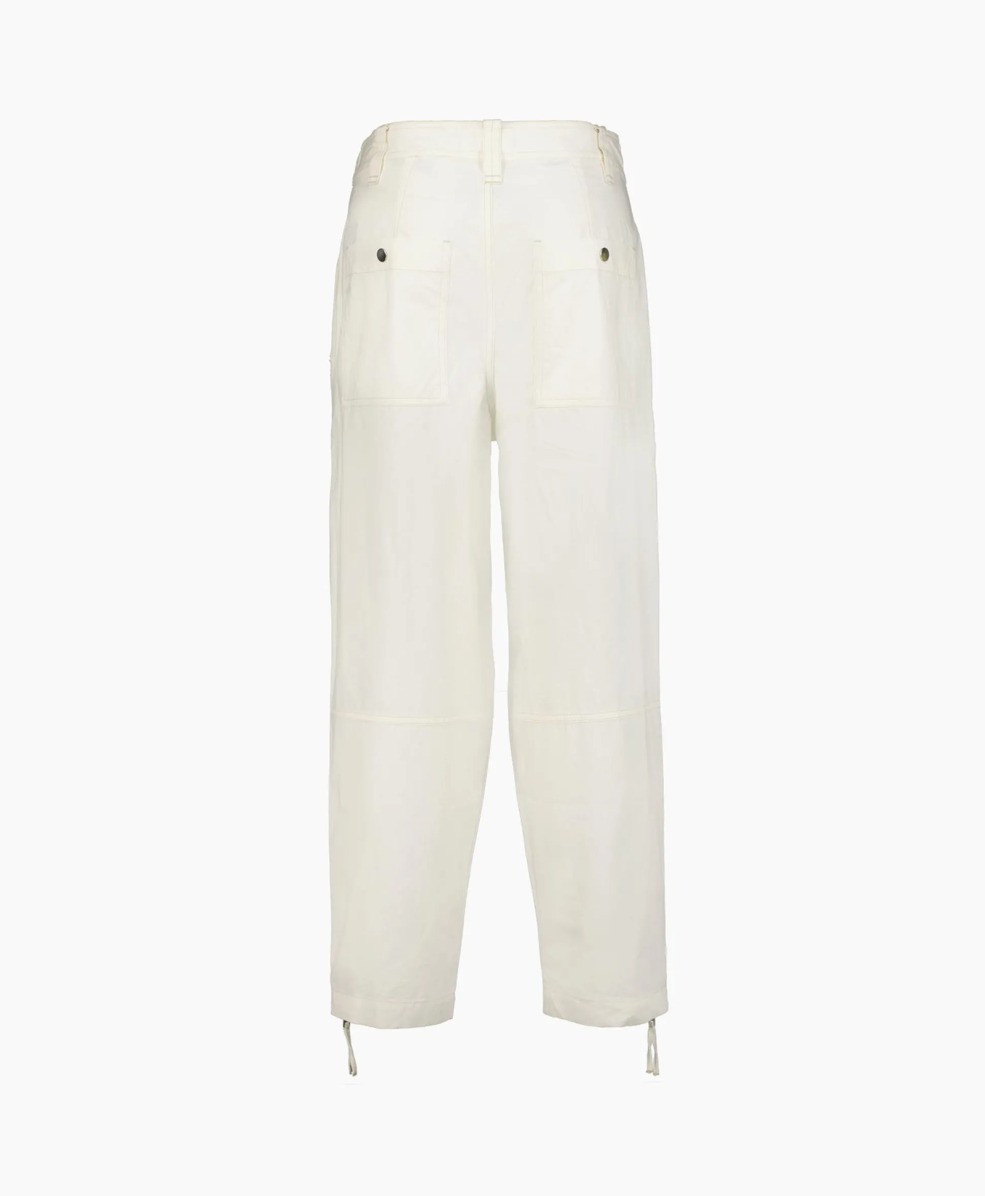 Best Marant Etoile Cargobroek Kelvin-Gc Ecru Dames Broeken