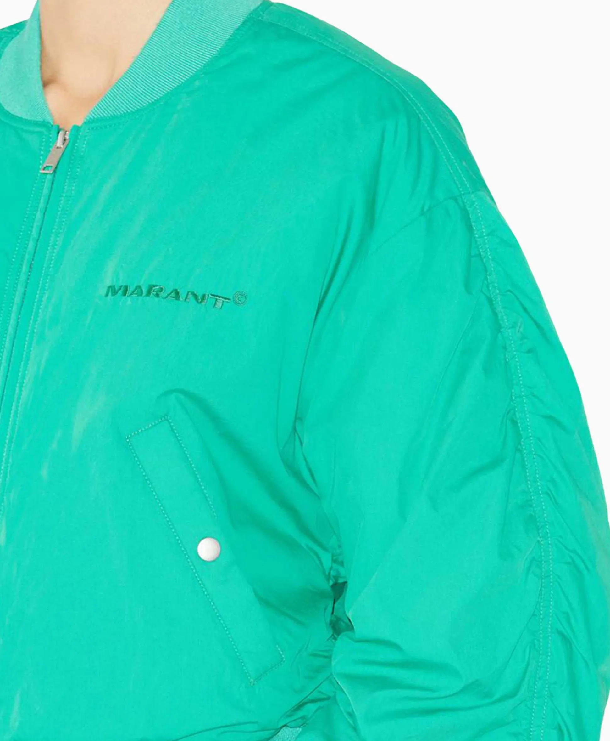 Hot Marant Etoile Jack Bessime-Ga Groen Dames Jassen