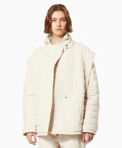 Discount Marant Etoile Jas Areta-Ga Ecru Dames Jassen