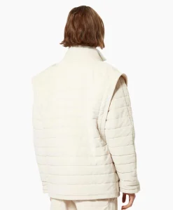 Discount Marant Etoile Jas Areta-Ga Ecru Dames Jassen