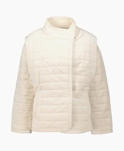 Discount Marant Etoile Jas Areta-Ga Ecru Dames Jassen