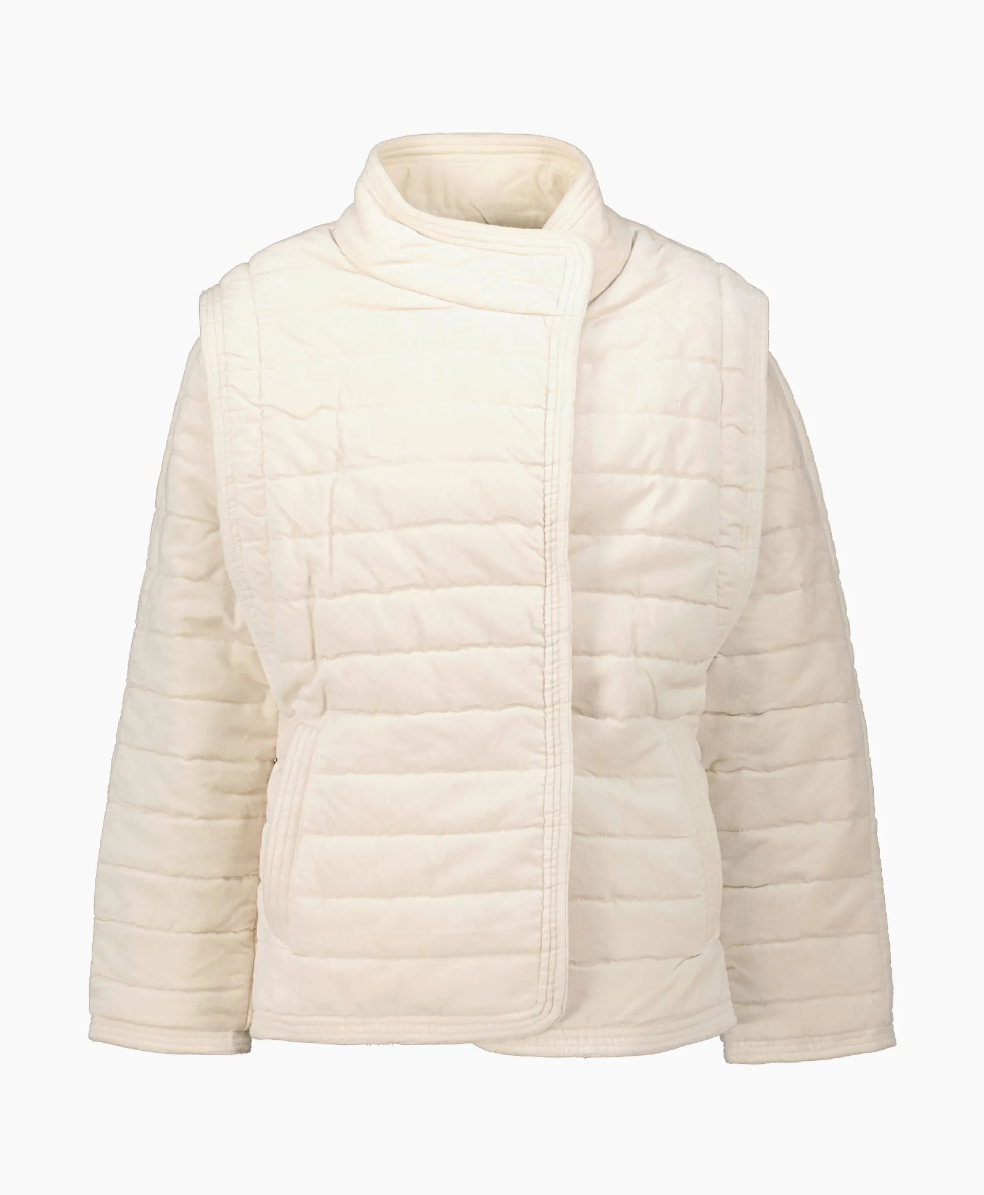 Discount Marant Etoile Jas Areta-Ga Ecru Dames Jassen