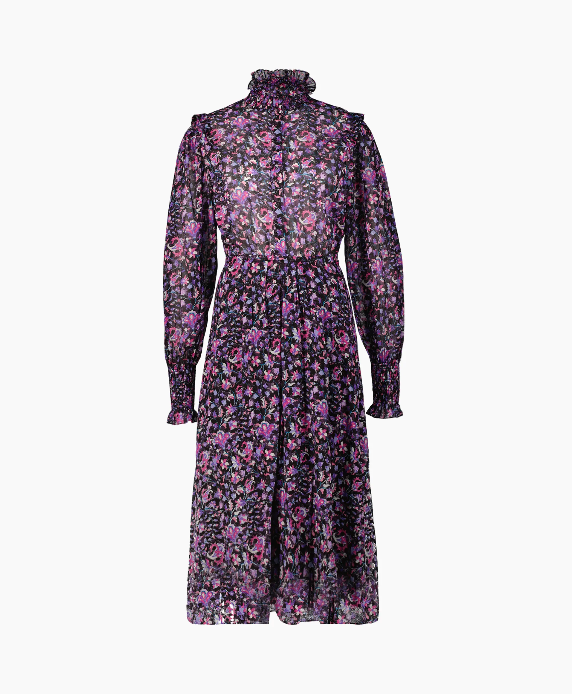 Cheap Marant Etoile Maxi Jurk Galoa-Ga Blauw Dames Jurken