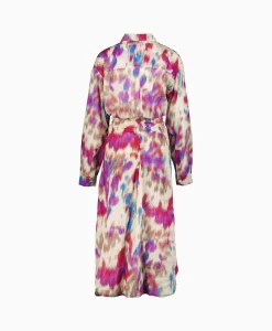 Best Sale Marant Etoile Maxi Jurk Nesly-Gb Beige Dames Jurken