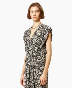 Store Marant Etoile Midi Jurk Epolia-Gc Zwart Dames Jurken