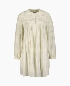 Hot Marant Etoile Mini Jurk Leozi-Gc Ecru Dames Jurken