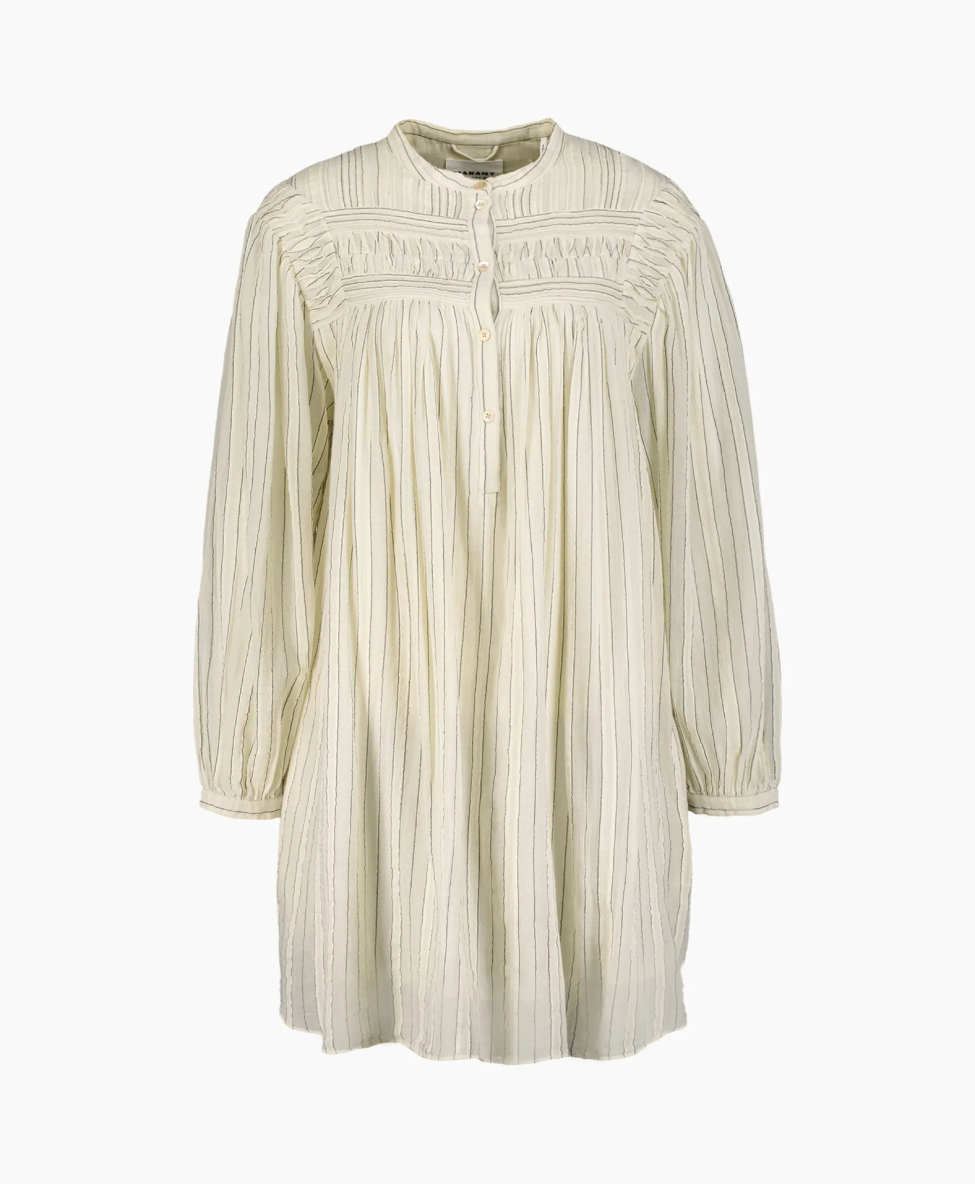 Hot Marant Etoile Mini Jurk Leozi-Gc Ecru Dames Jurken