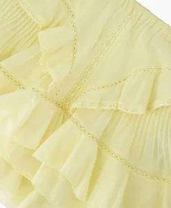 Outlet Marant Etoile Minirok Moana-Gf Geel Dames Rokken