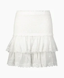 Discount Marant Etoile Minirok Tinaomi-Gc Wit Dames Rokken