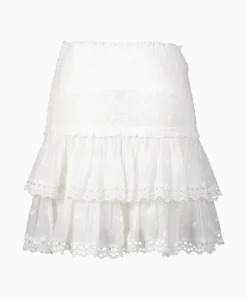 Discount Marant Etoile Minirok Tinaomi-Gc Wit Dames Rokken