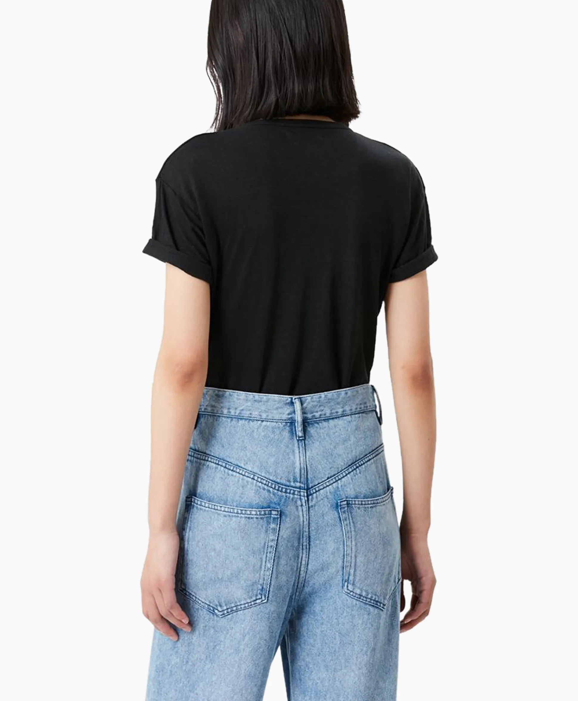 New Marant Etoile T-Shirt Korte Mouw Koldi-Gc Zwart Dames T-Shirts & Tops