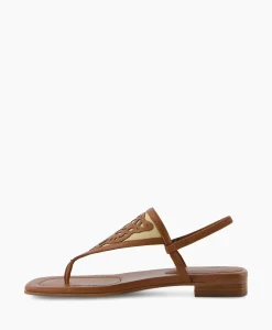 Clearance Tas Wb Sg.15 W03 Donker Bruin Dames Sandalen